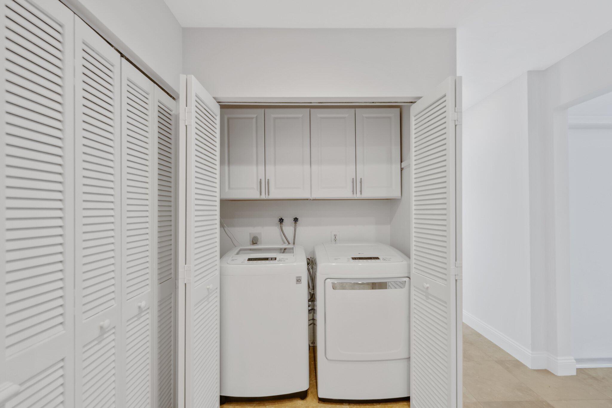 361 West Camino Real, Unit 9 Boca Raton, FL 33432 - Photo 15 of 37 a view of washer and dryer