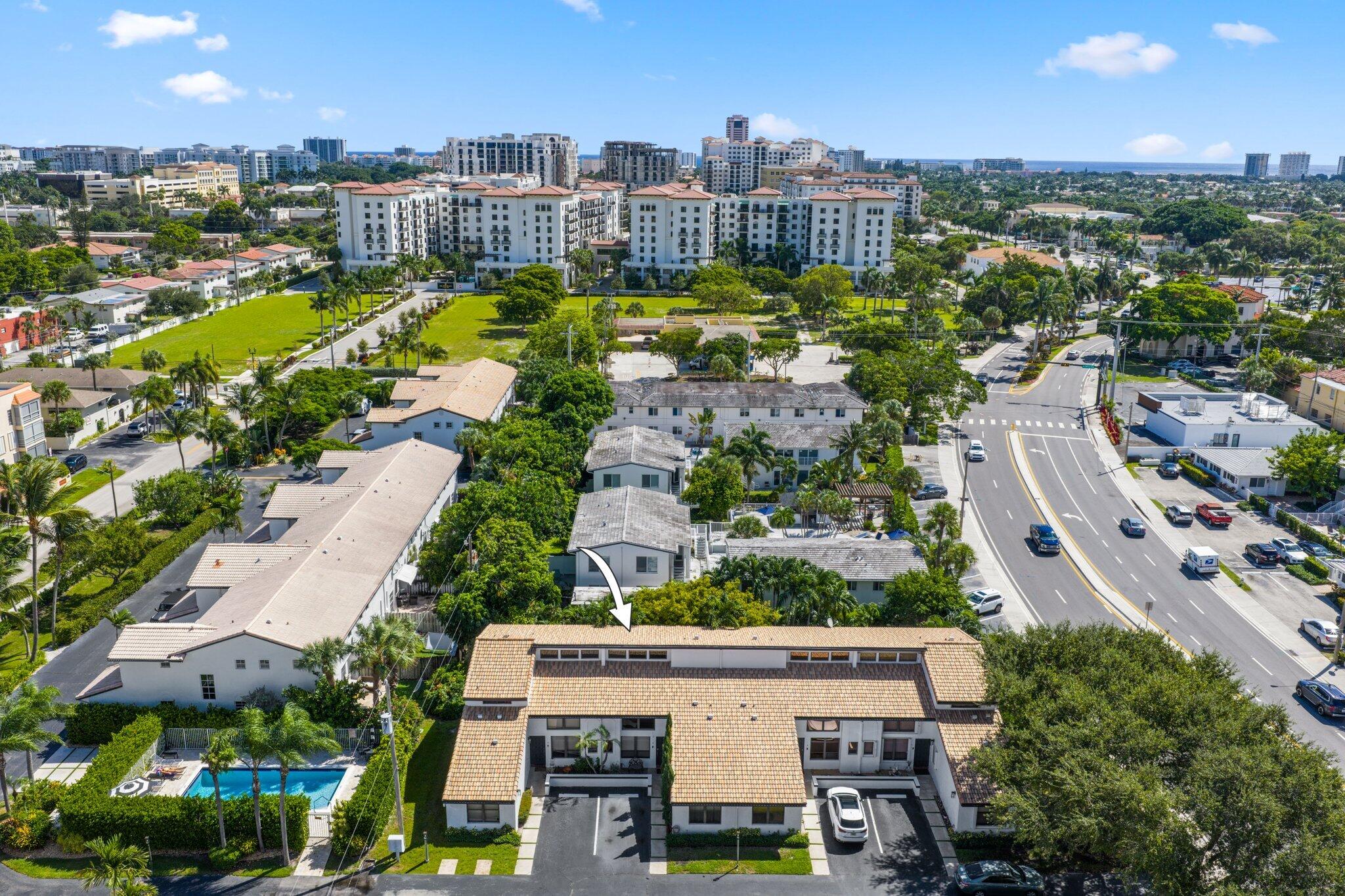 361 West Camino Real, Unit 9 Boca Raton, FL 33432 - Photo 32 of 37 a view of a city and lake