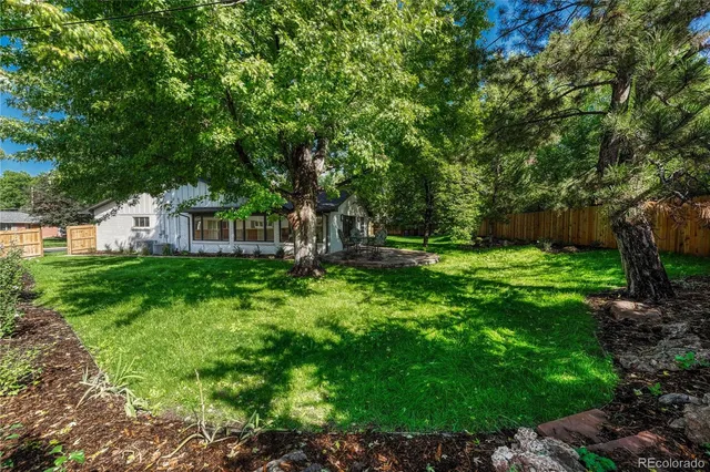 a view of house with backyard