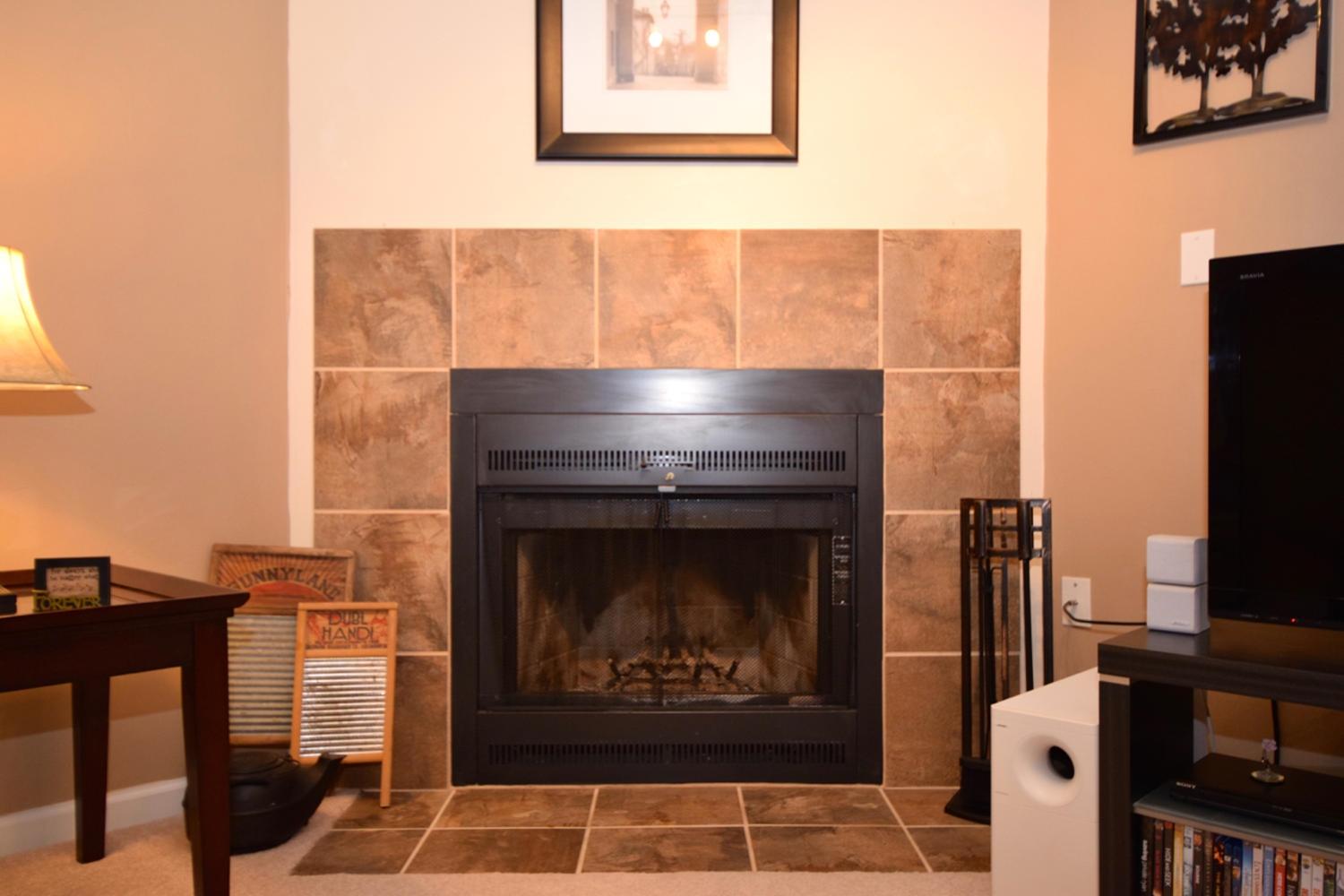 3323 Forest Ridge Road Roanoke, VA 24018 - Photo 3 of 23 view of fireplace with wooden floor