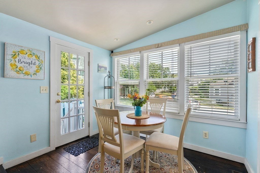7 North Water Street Wareham, MA 02558 - Photo 15 of 39 a view of a dining room with furniture window and wooden floor