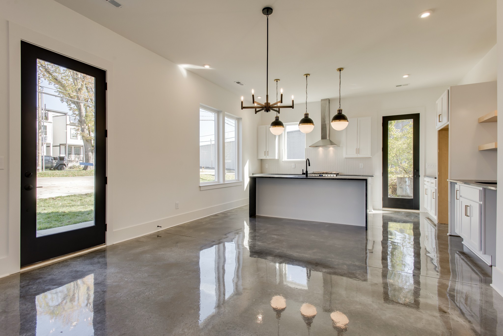 505 Croley Drive Nashville, TN 37209 - Photo 7 of 38 a view of a kitchen with a sink and refrigerator