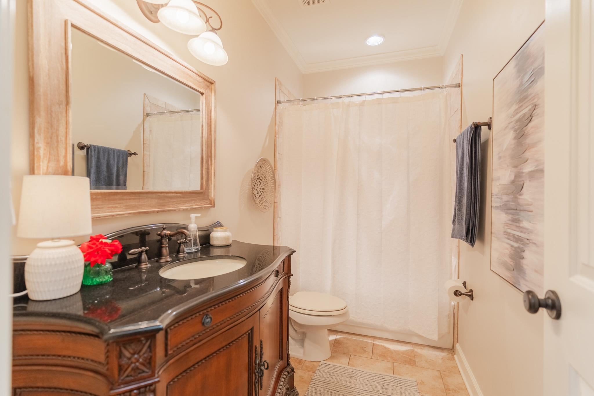 12035 Raleigh Lagrange Road East Eads, TN 38028 - Photo 22 of 37 Furniture Vanity Piece, Tiled Floor, Shower/Tub Combo