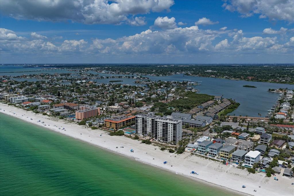 127 11th Avenue Indian Rocks Beach, FL 33785 - Photo 63 of 63 aerial view of a city with lots of residential buildings