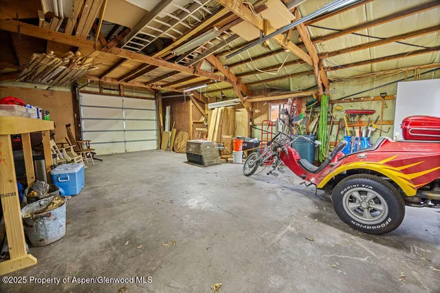 a close view of water heater room
