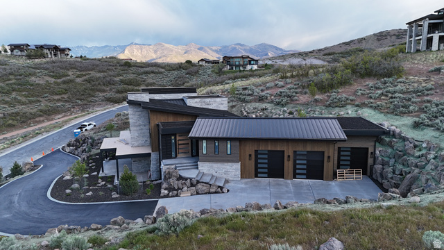 1918 Chimney Rock Road Heber City, UT 84032 - Photo 5 of 74 Modern architectural design featuring stone and wood-look siding