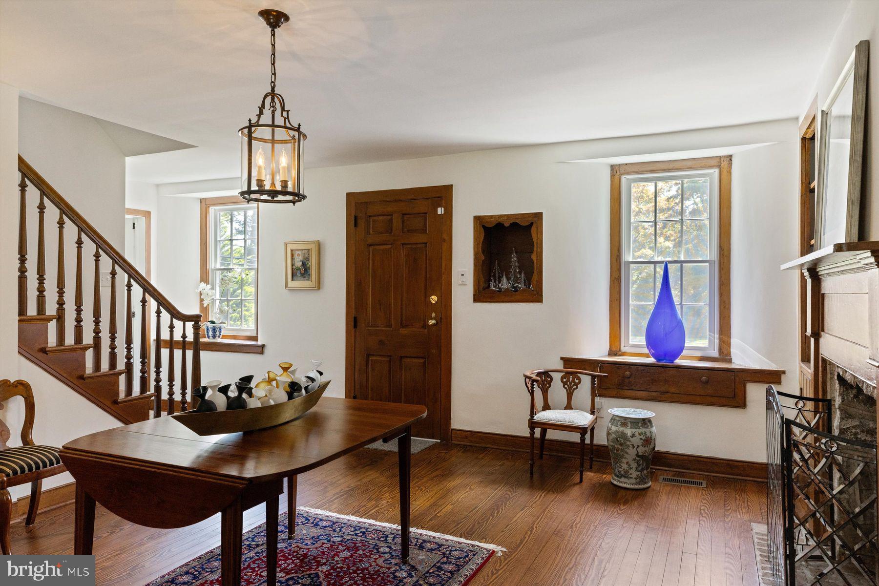 3087 Creamery Road New Hope, PA 18938 - Photo 32 of 68 a view of a livingroom with furniture window and wooden floor