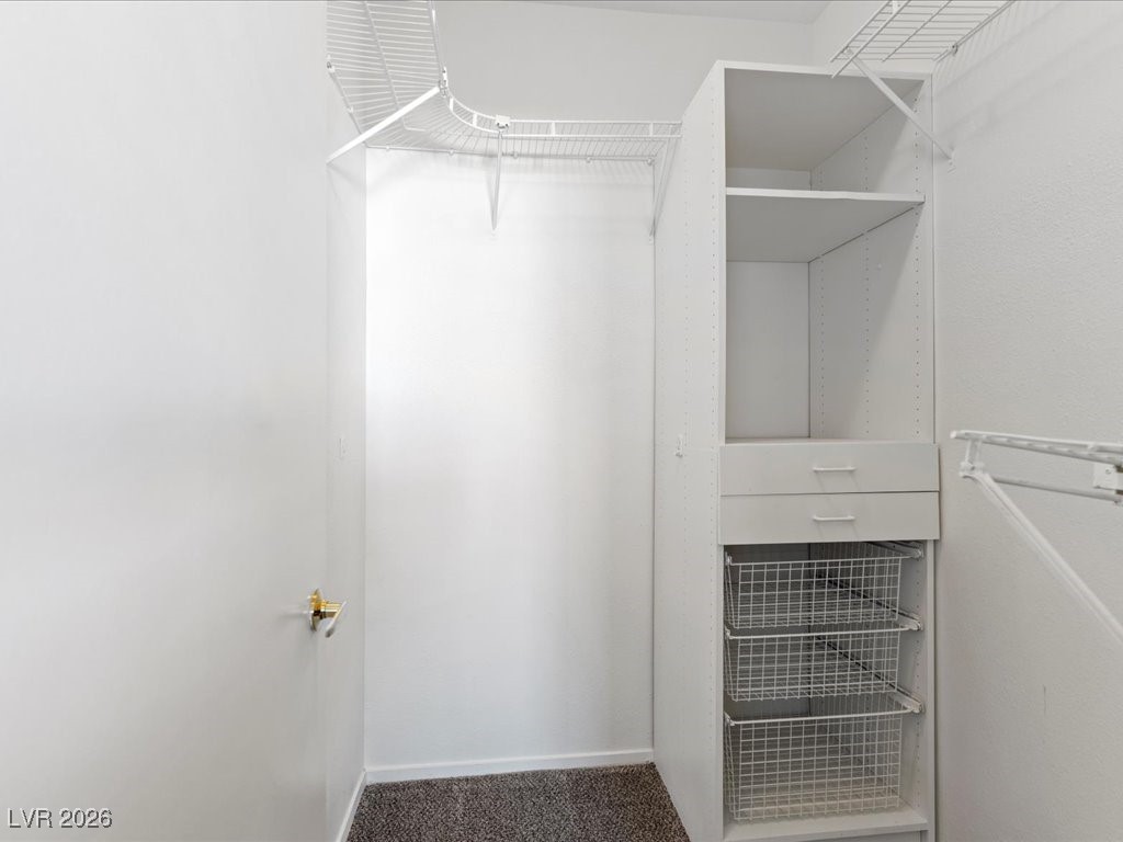 8725 West Flamingo Road, Unit 235 Las Vegas, NV 89147 - Photo 12 of 22 Walk in closet with carpet floors