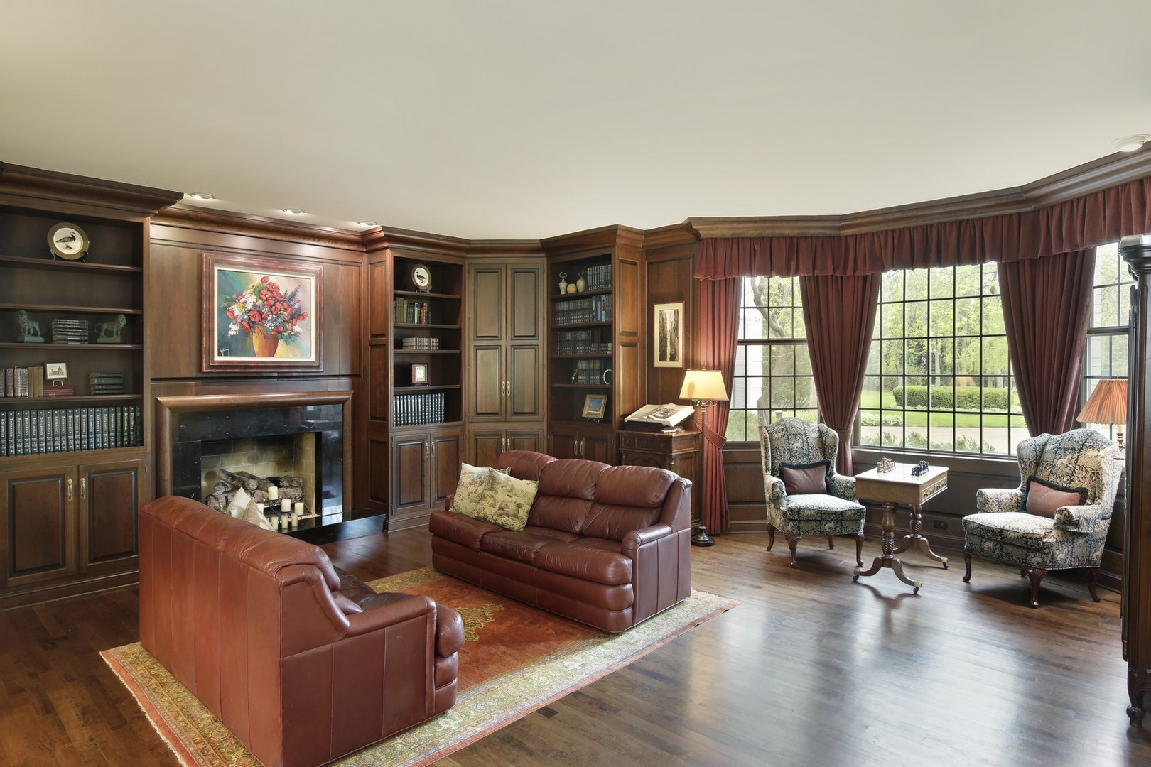 578 Sunset Ridge Road Northfield, IL 60093 - Photo 5 of 21 a living room with furniture and a large window