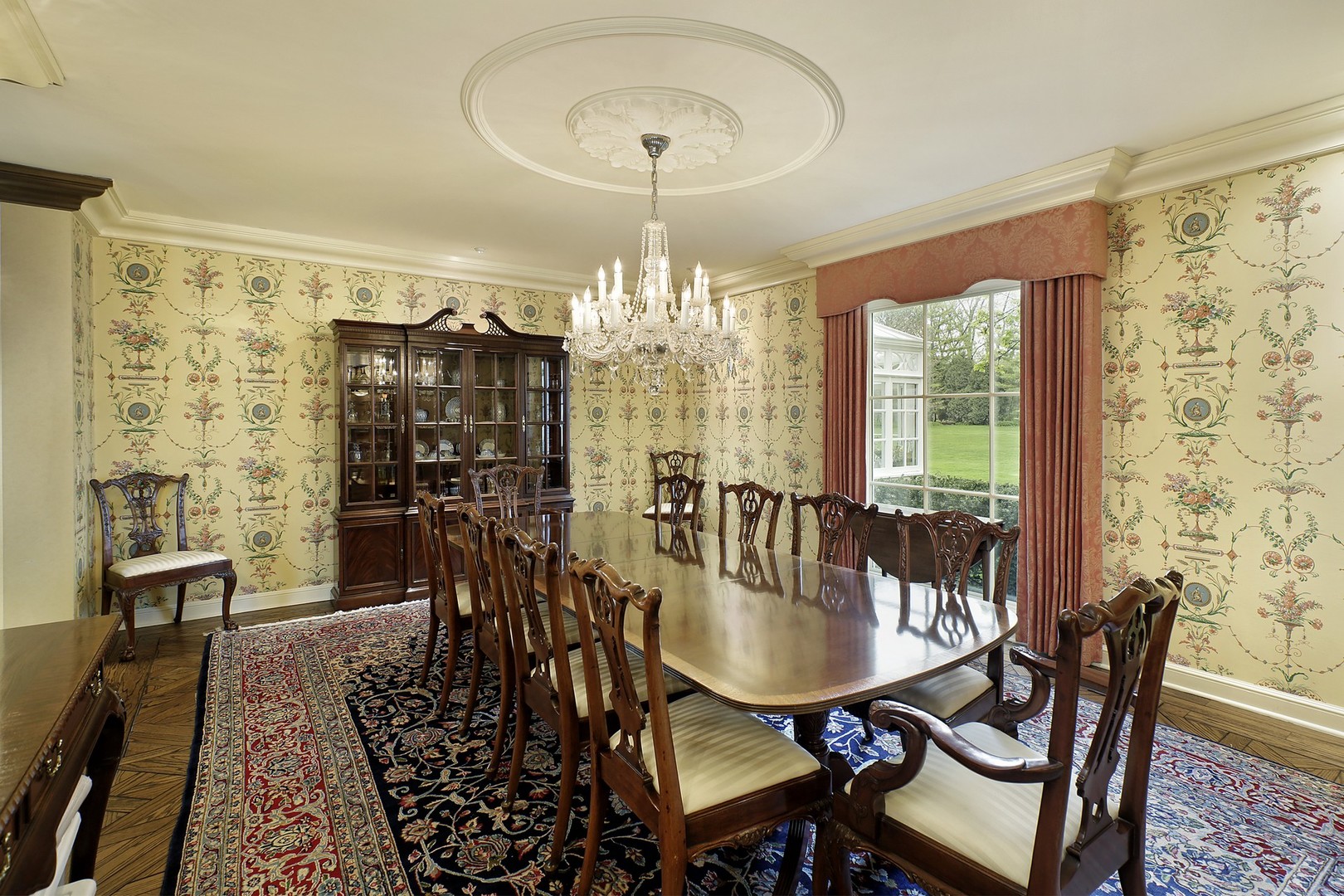 578 Sunset Ridge Road Northfield, IL 60093 - Photo 8 of 21 a view of a dining room with furniture window and outside view
