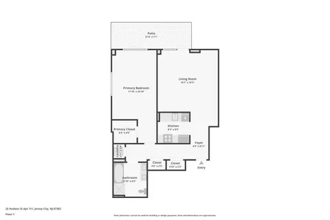 $699,000 | 25 Hudson Street, Unit 111, Jersey City, NJ 07302