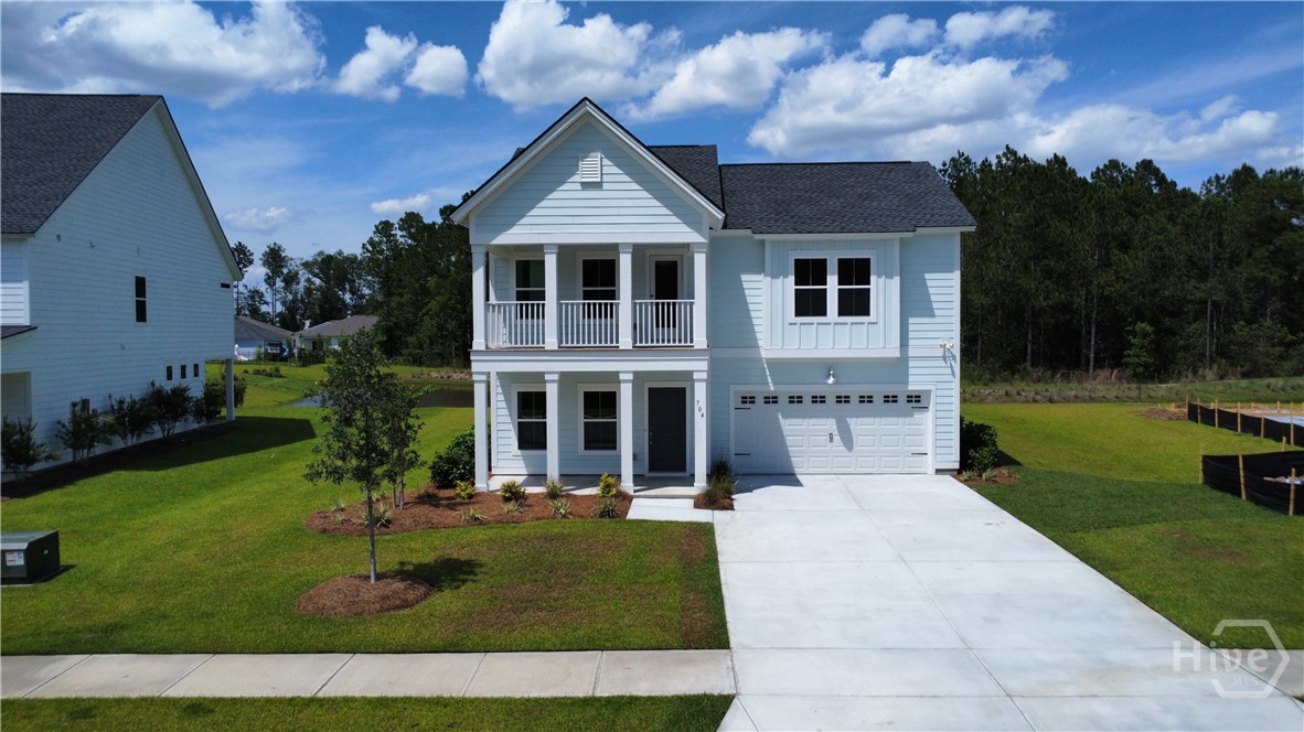 704 Blue Moon Crossing Pooler, GA 31322 - Photo 2 of 40 The Kensington Arbor Collection P6 Front Elevation Photo 2.