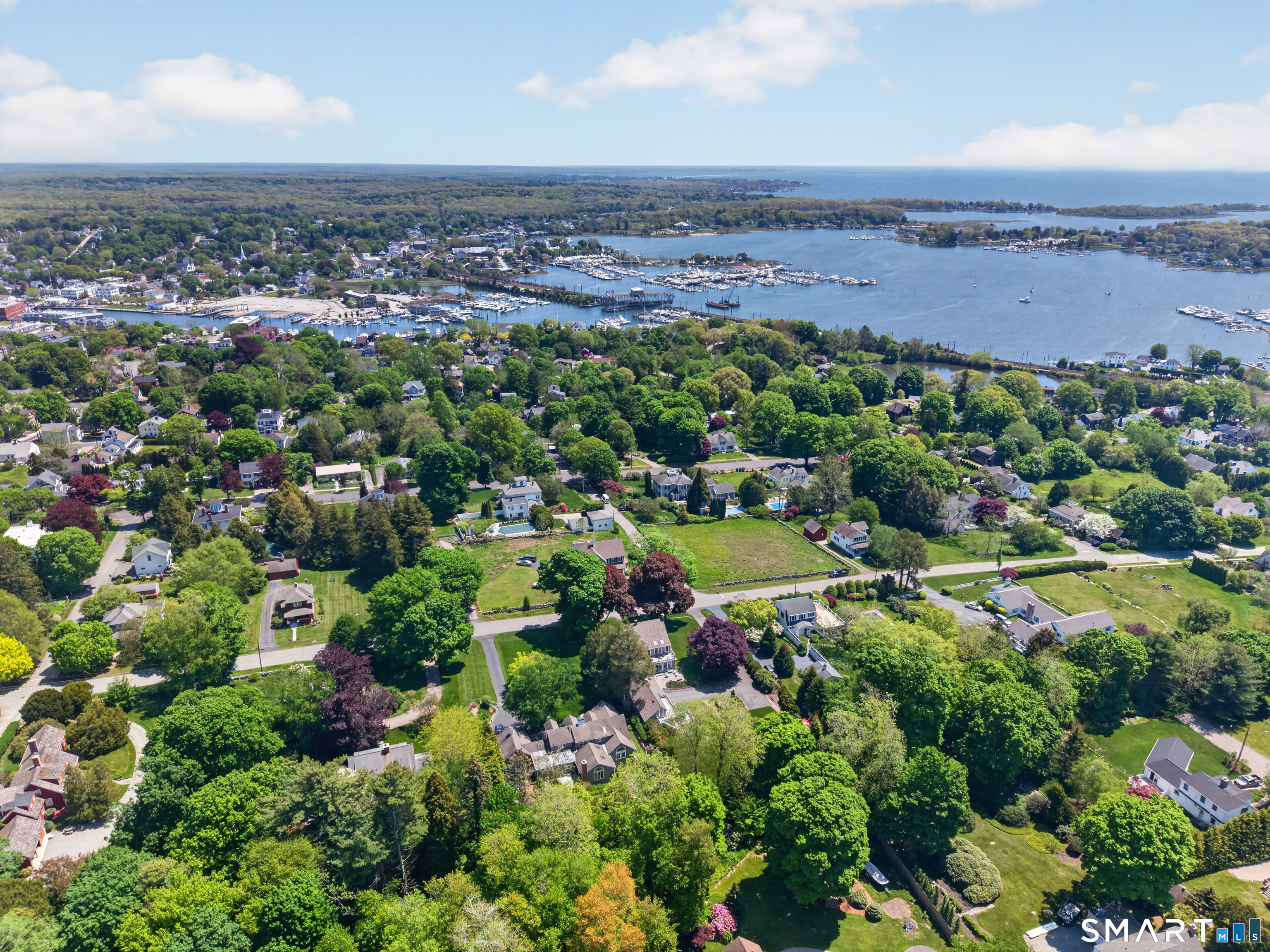 10 Prospect Street Groton, CT 06355 - Photo 22 of 40 an aerial view of a houses with a yard