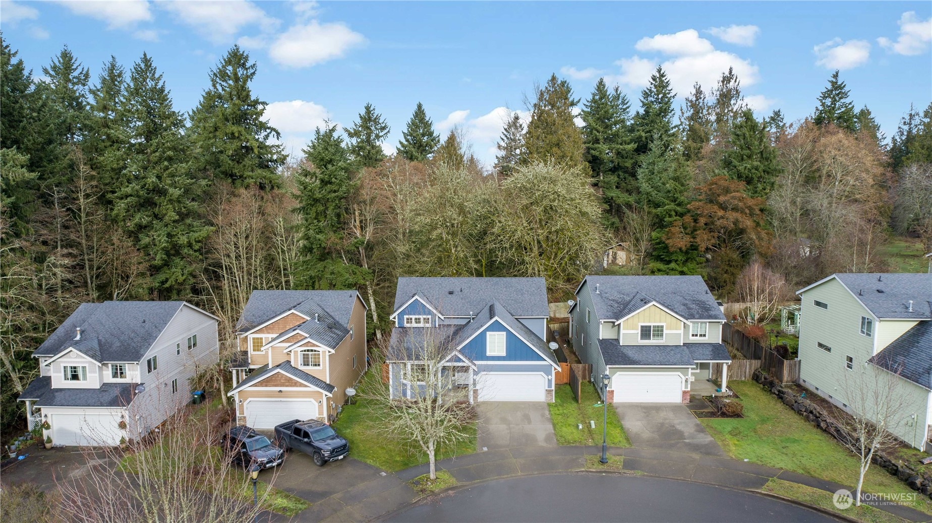 8226 Racca Court Southeast Olympia, WA 98513 - Photo 35 of 40 an aerial view of a house with outdoor space