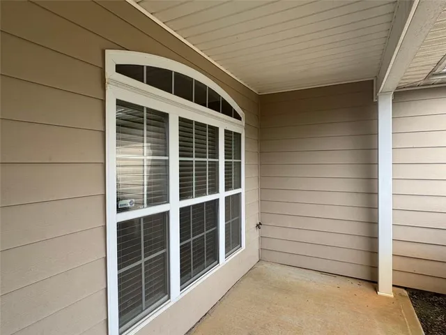 a view of front door