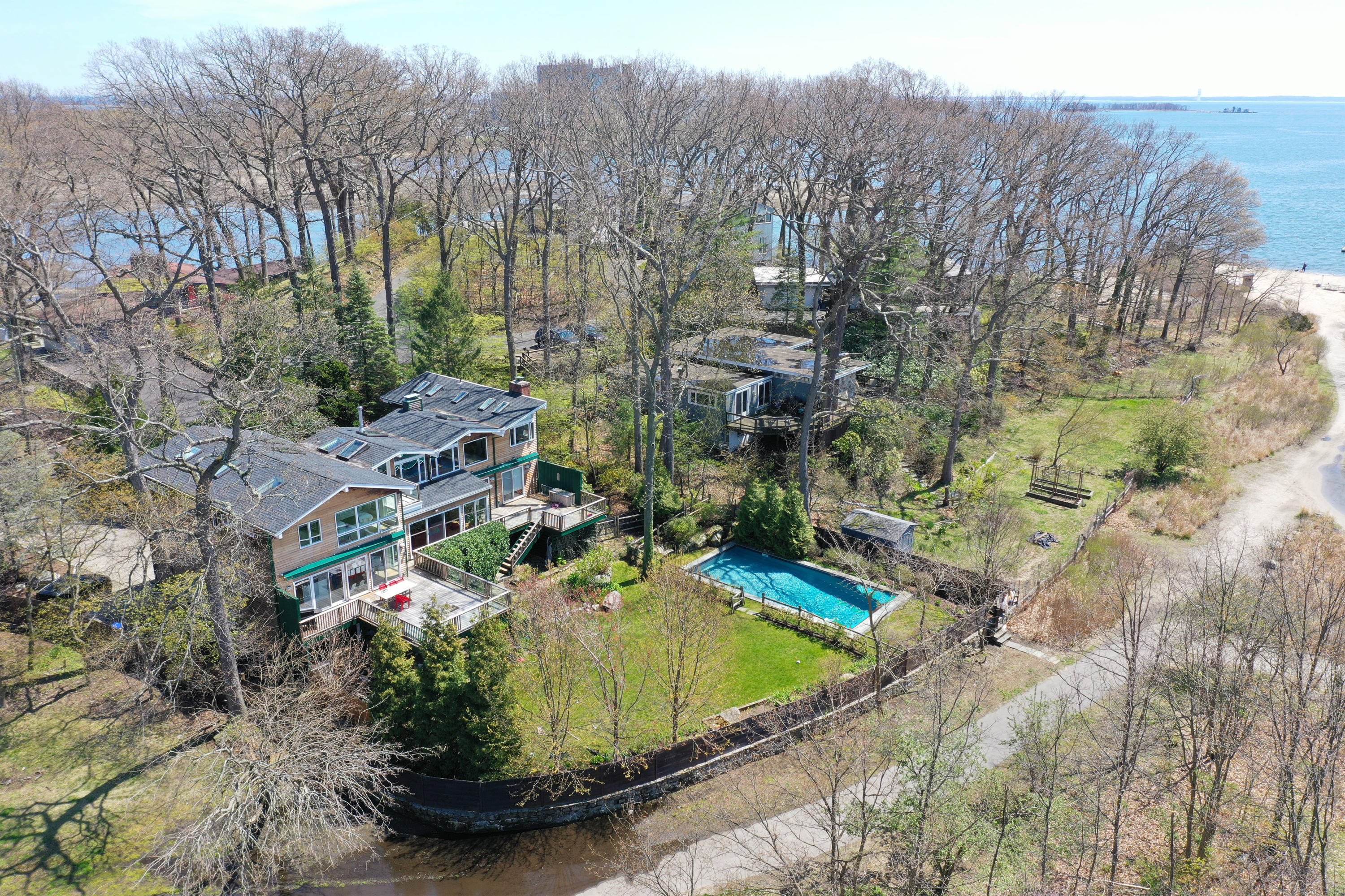 8 Outer Road Norwalk, CT 06854 - Photo 4 of 39 a view of a house with a swimming pool