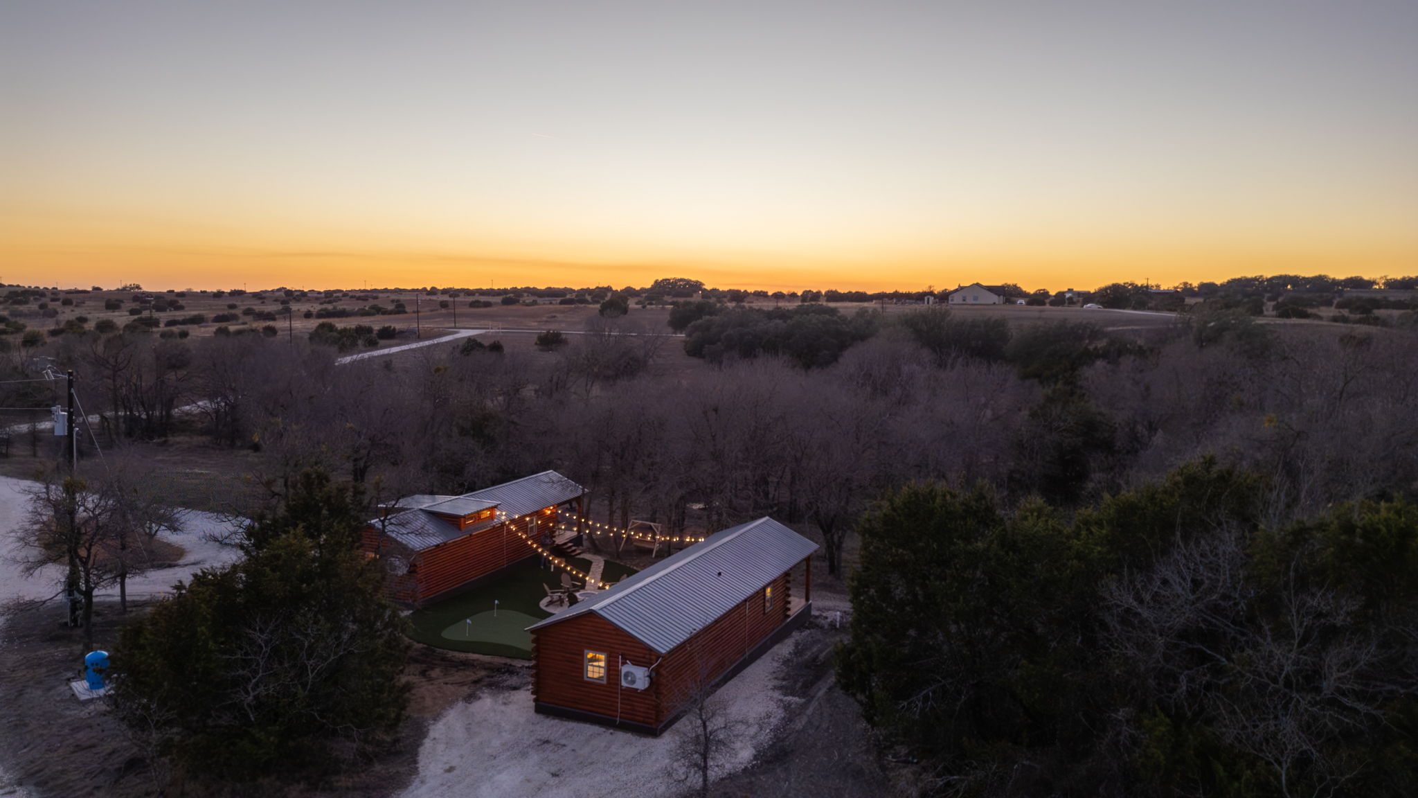13510 County Road 3642 Kempner, TX 76539 - Photo 38 of 38 Aerial view at dusk