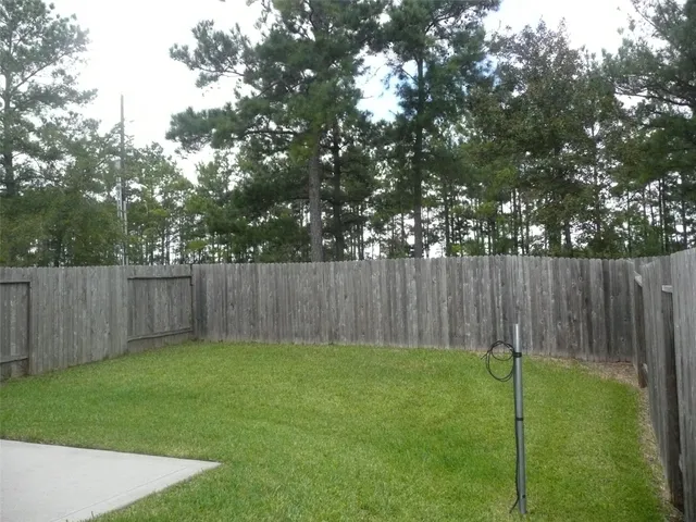 a view of a back yard