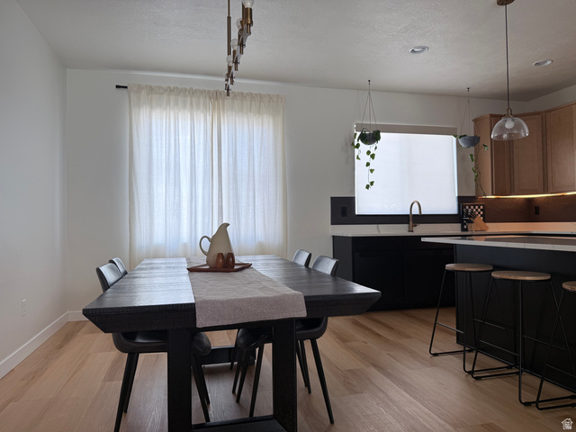 774 West 480 South American Fork, UT 84003 - Photo 20 of 76 Open-concept dining area featuring light wood-finish flooring