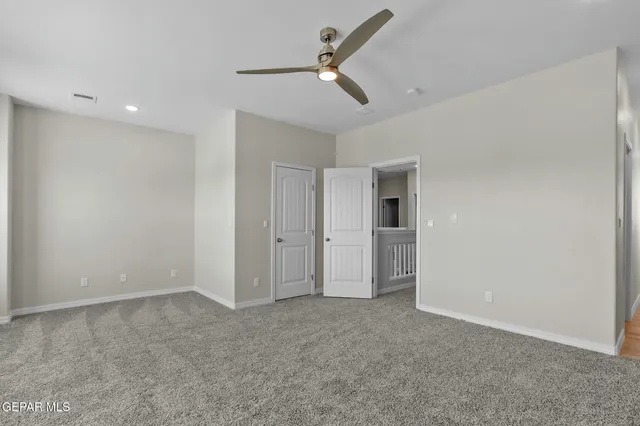 a view of an empty room