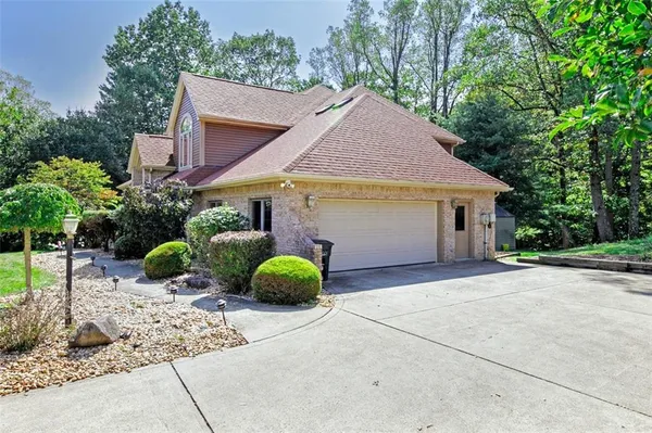a view of a house with a patio