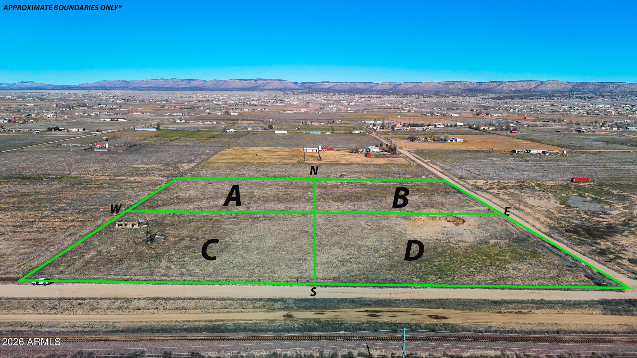 2300 Santa Fe Road Paulden, AZ 86334 - Photo 2 of 21 an aerial view of a house