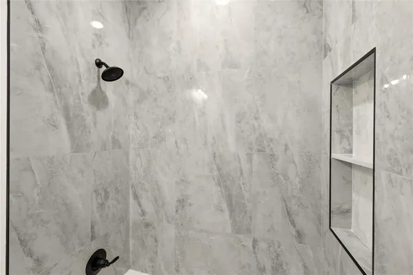 a close view of shower tap