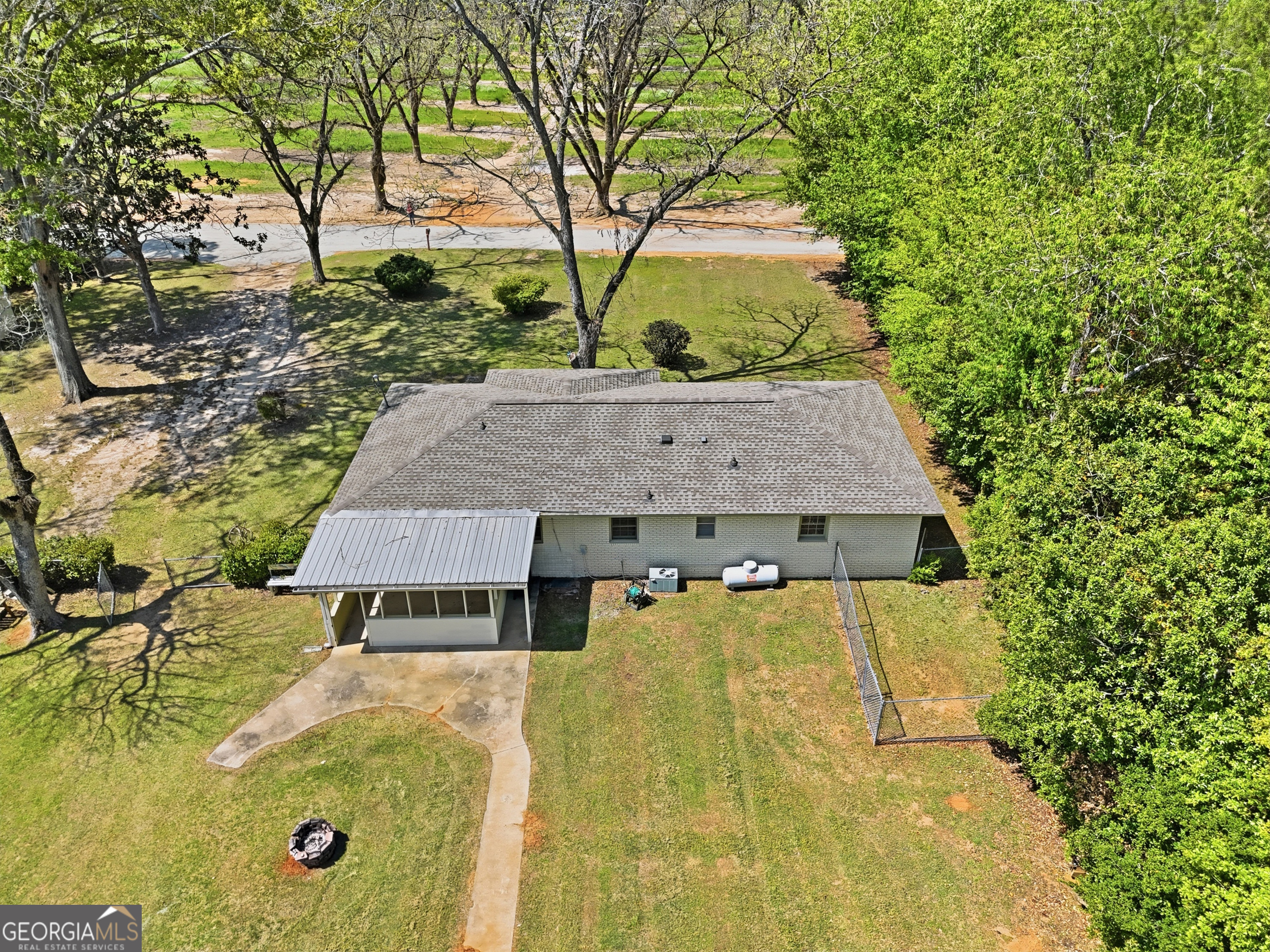 3710 Coakley Avenue Albany, GA 31721 - Photo 45 of 47 an aerial view of a house with swimming pool