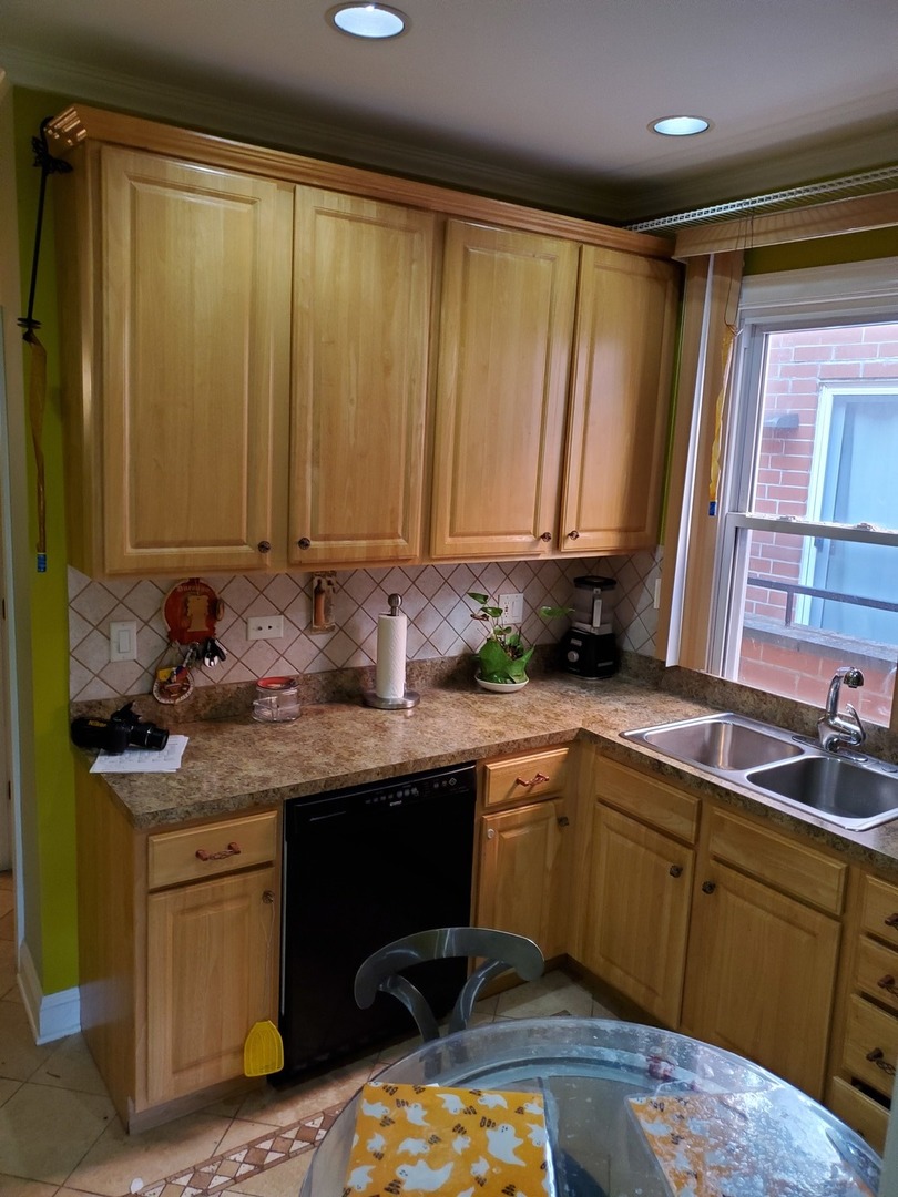 3539 North Pulaski Road Chicago, IL 60641 - Photo 4 of 23 a kitchen with a sink stove and cabinets