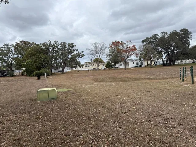 a big yard with lots of green space
