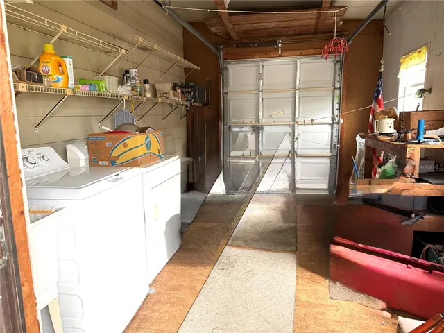 a view of storage and utility room