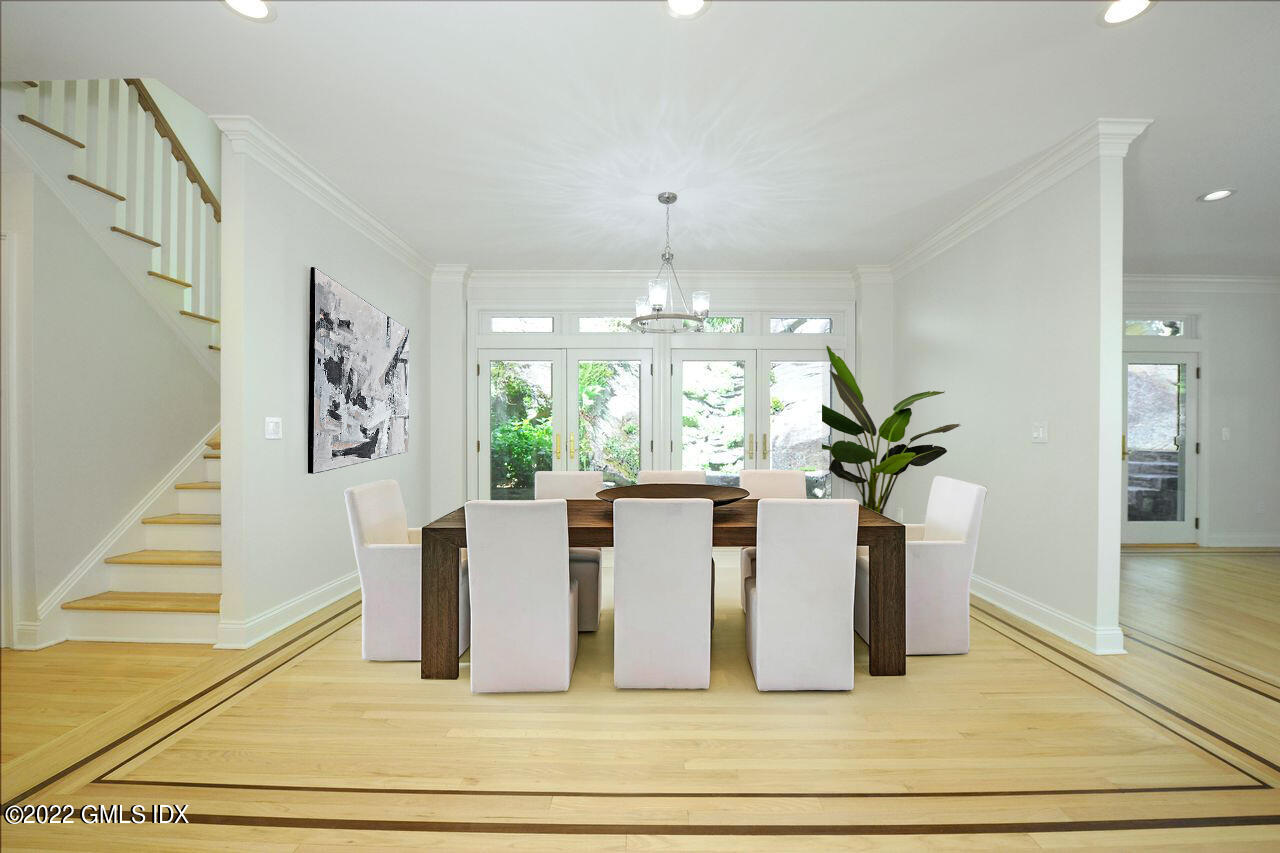 15 Horseshoe Road Cos Cob, CT 06807 - Photo 6 of 33 a view of living room with furniture and a chandelier