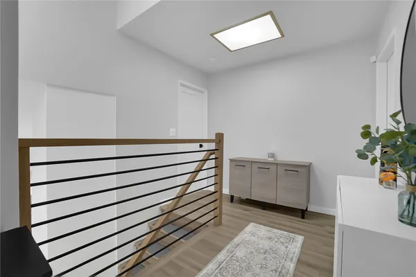 a view of storage and utility room