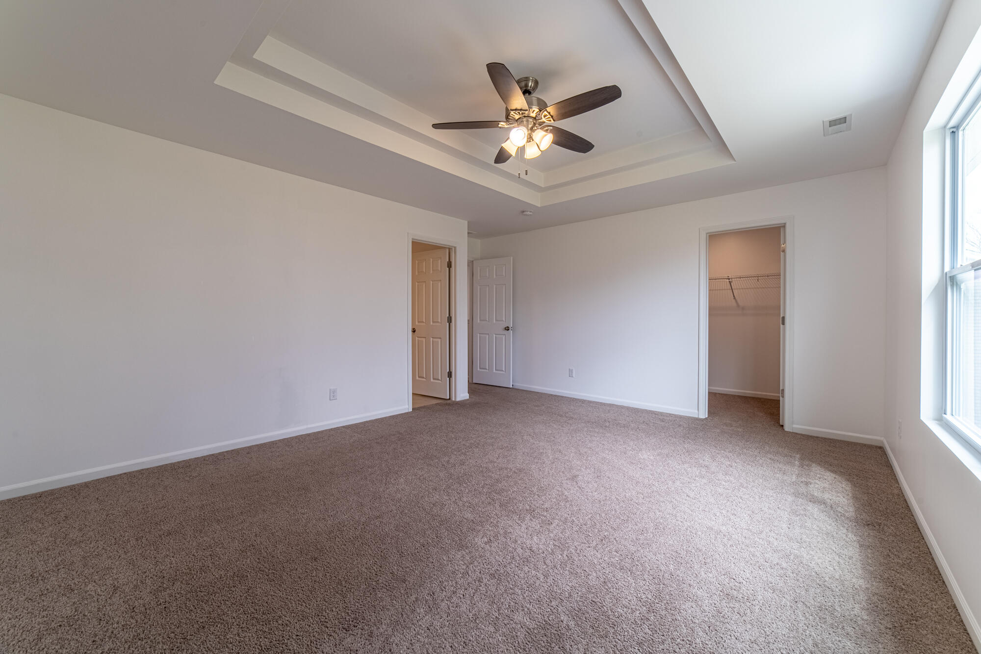 13131 Rutledge Place Crown Point, IN 46307 - Photo 16 of 25 an empty room with chandelier fan and windows