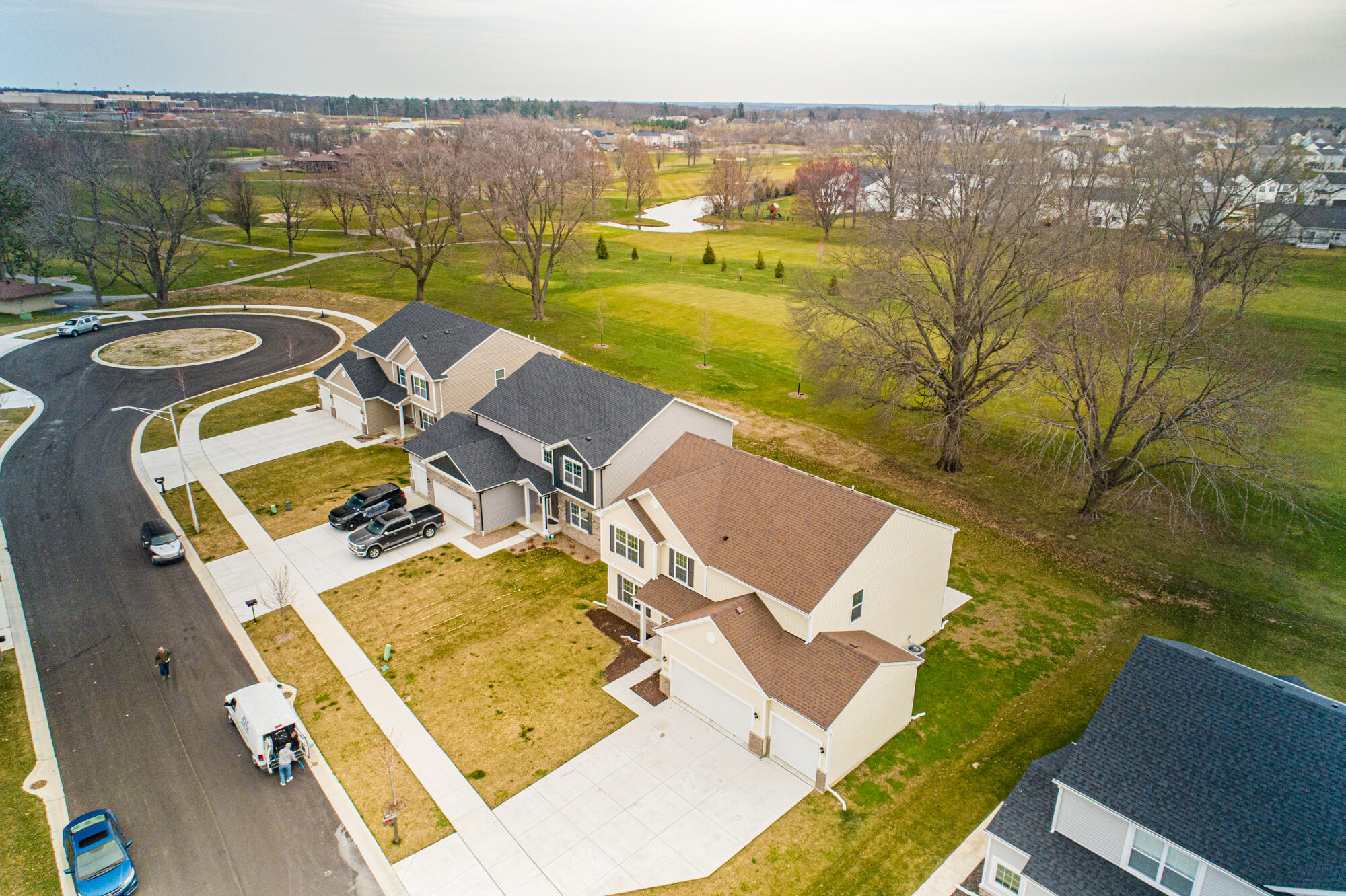 13131 Rutledge Place Crown Point, IN 46307 - Photo 4 of 25 an aerial view of residential houses with outdoor space