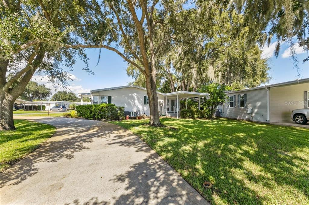 633 Starboard Avenue Edgewater, FL 32141 - Photo 50 of 57 a backyard of a house with plants and large trees