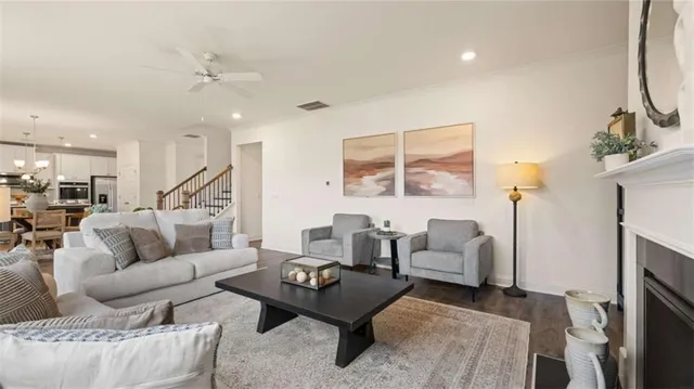 a bedroom with a bed and glass walk in closet