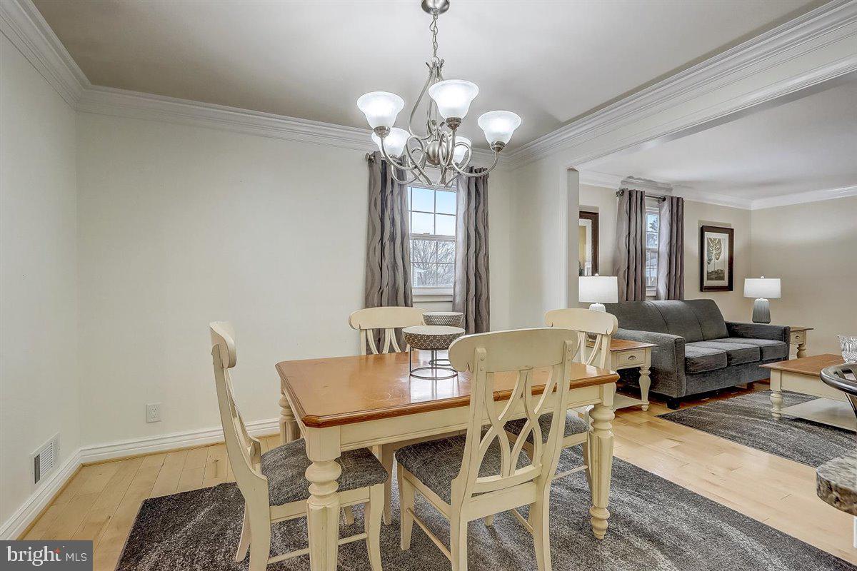 8705 Valleyfield Road Lutherville-Timonium, MD 21093 - Photo 12 of 48 Dining Room Opens to Kitchen