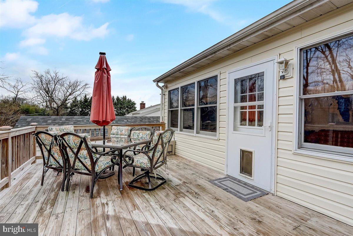 8705 Valleyfield Road Lutherville-Timonium, MD 21093 - Photo 37 of 48 Deck From Family Room