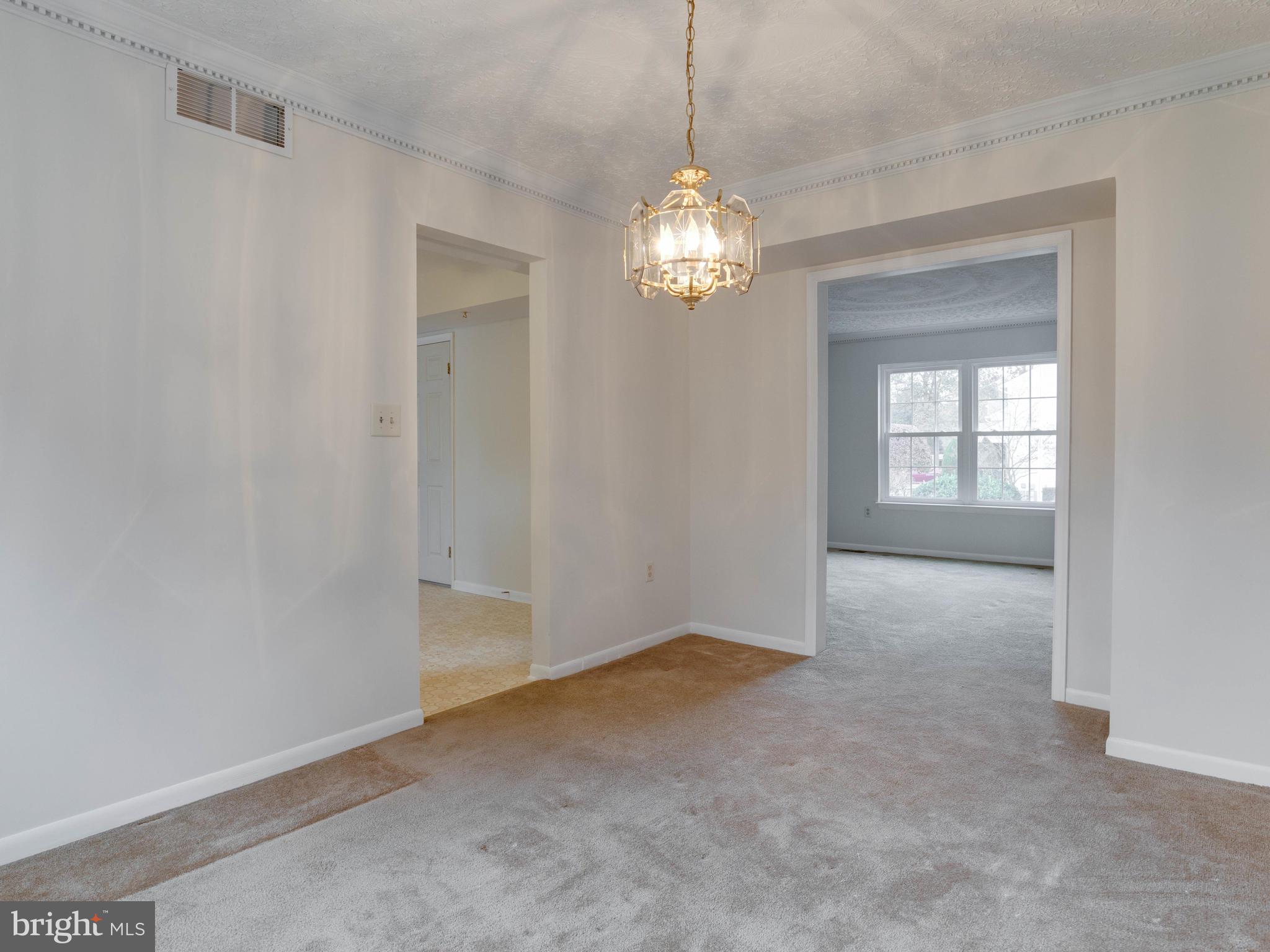 721 Mesquite Road Severn, MD 21144 - Photo 9 of 36 Formal Dining Room w/ Custom Swirled ceiling