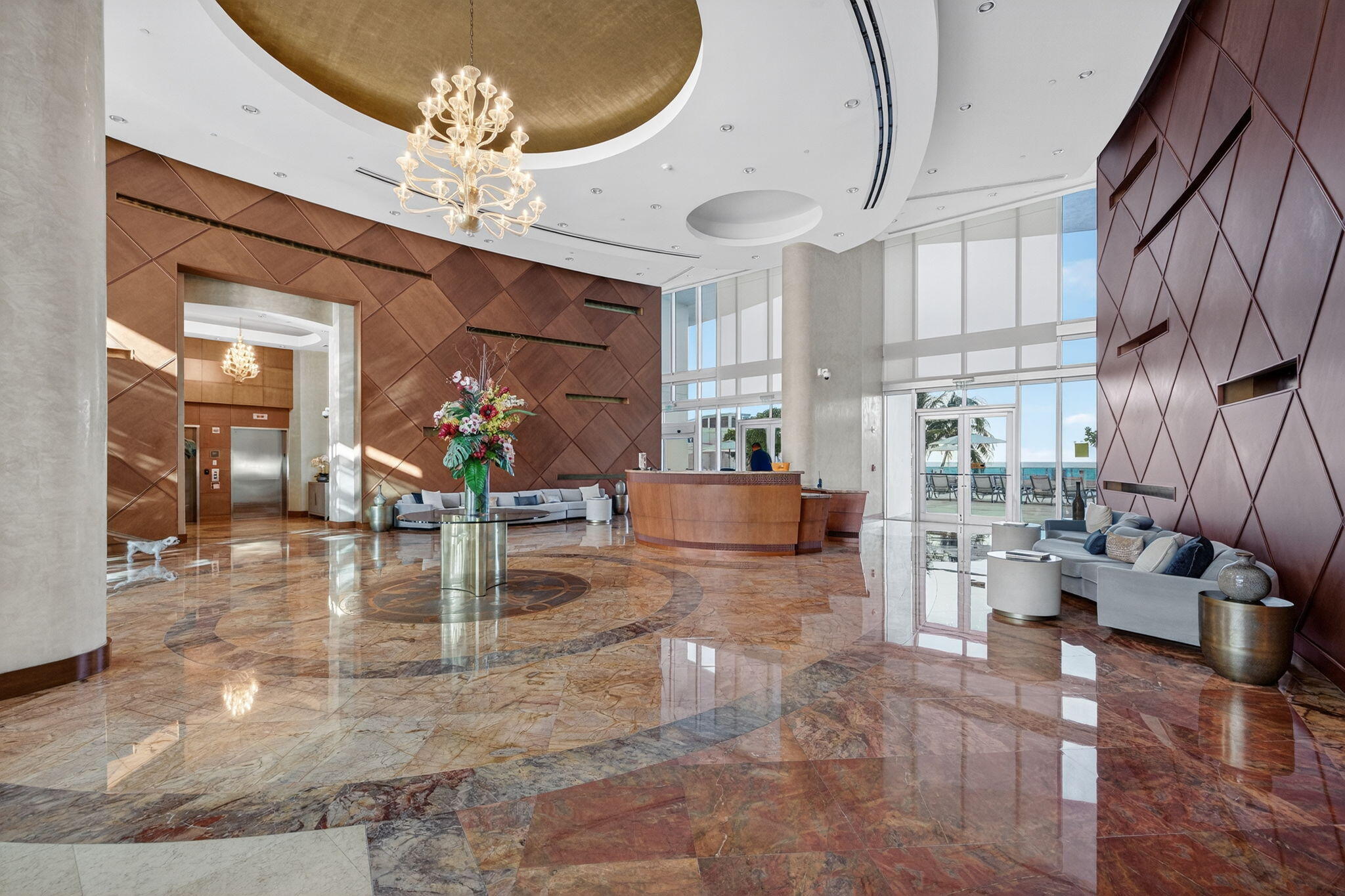 1600 South Ocean Boulevard, Unit MPH02 Lauderdale-by-the-Sea, FL 33062 - Photo 4 of 71 AQUAZUL LOBBY