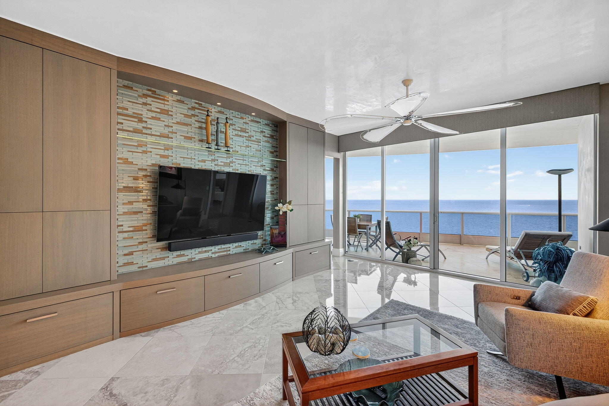 1600 South Ocean Boulevard, Unit MPH02 Lauderdale-by-the-Sea, FL 33062 - Photo 10 of 71 Living Room view to Balcony