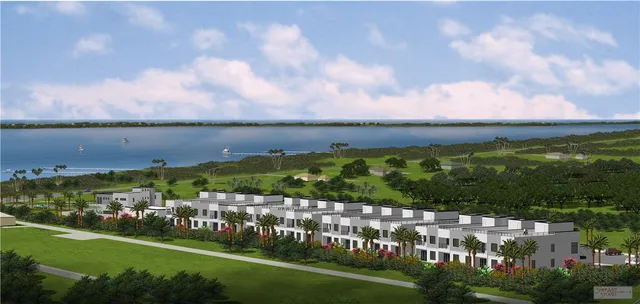 a view of a city with sunset view