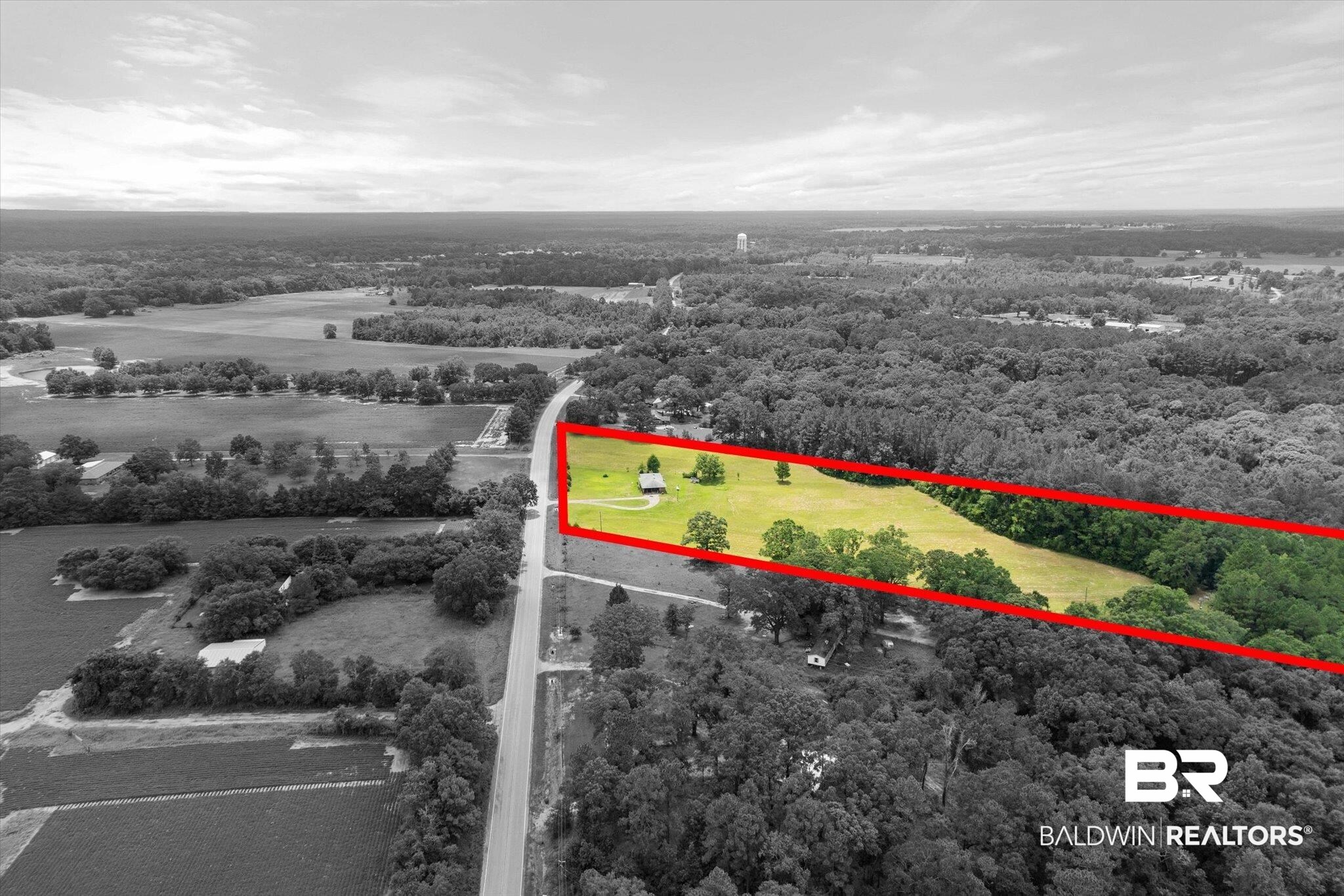 11601 Lott Road Chunchula, AL 36521 - Photo 24 of 34 Bird's eye view of a heavily wooded area