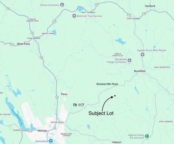 $57,500 | 6.79 A End Mcallister Road, Buckfield, ME 04220