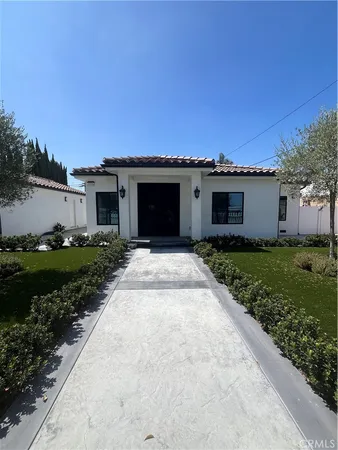a view of a house with a patio