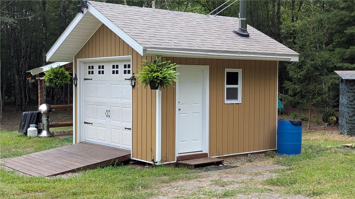 12-2-11 Wood Road Jefferson, NY 12093 - Photo 5 of 42 12X12 shed has sweet wood stove, 16X16 addition. O