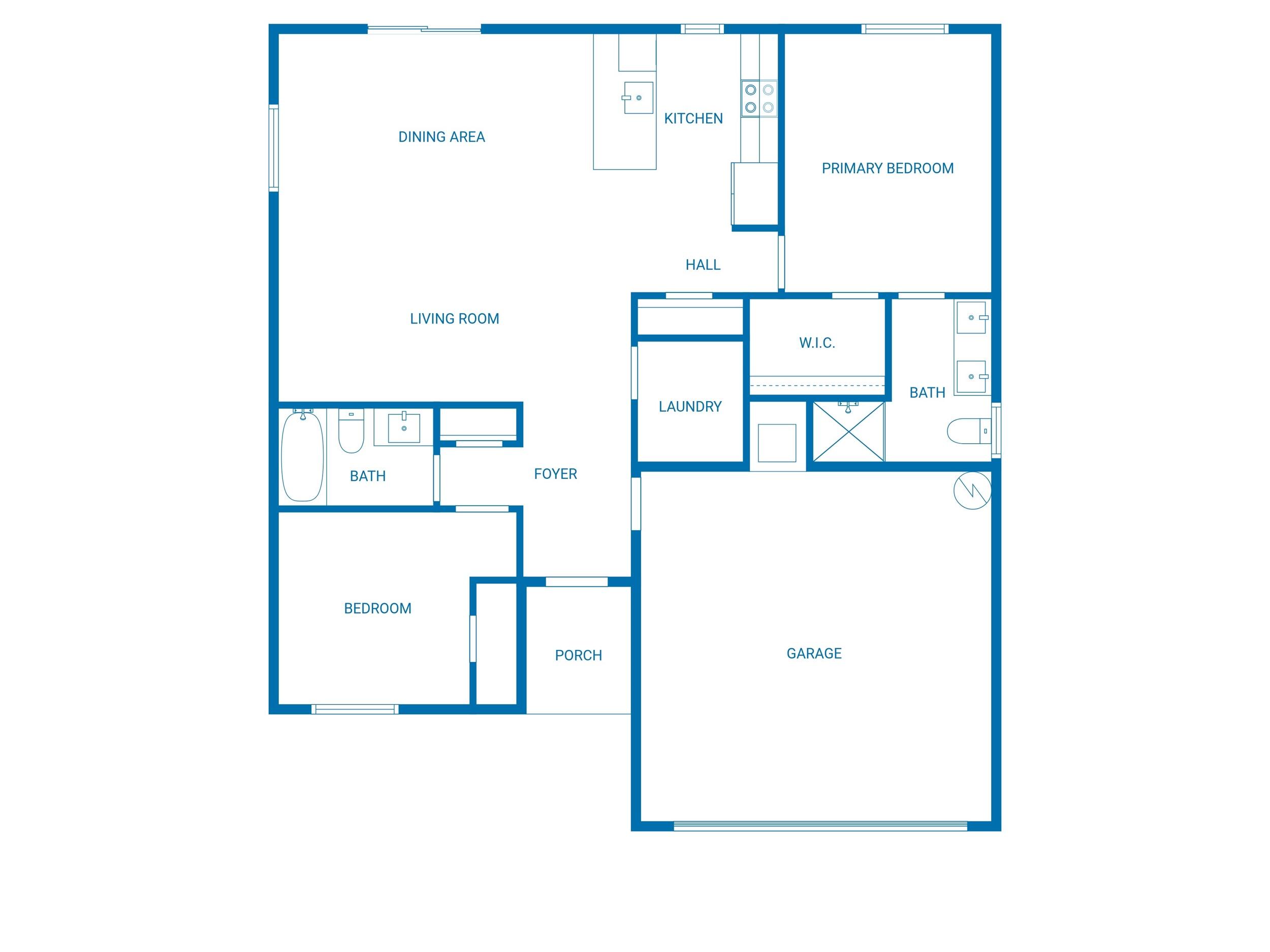 4335 Southwest 15th Way Okeechobee, FL 34974 - Photo 28 of 33 a picture of a floor plan
