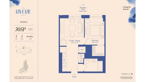 $4,470 | 18 India Street, Unit 305P | Greenpoint