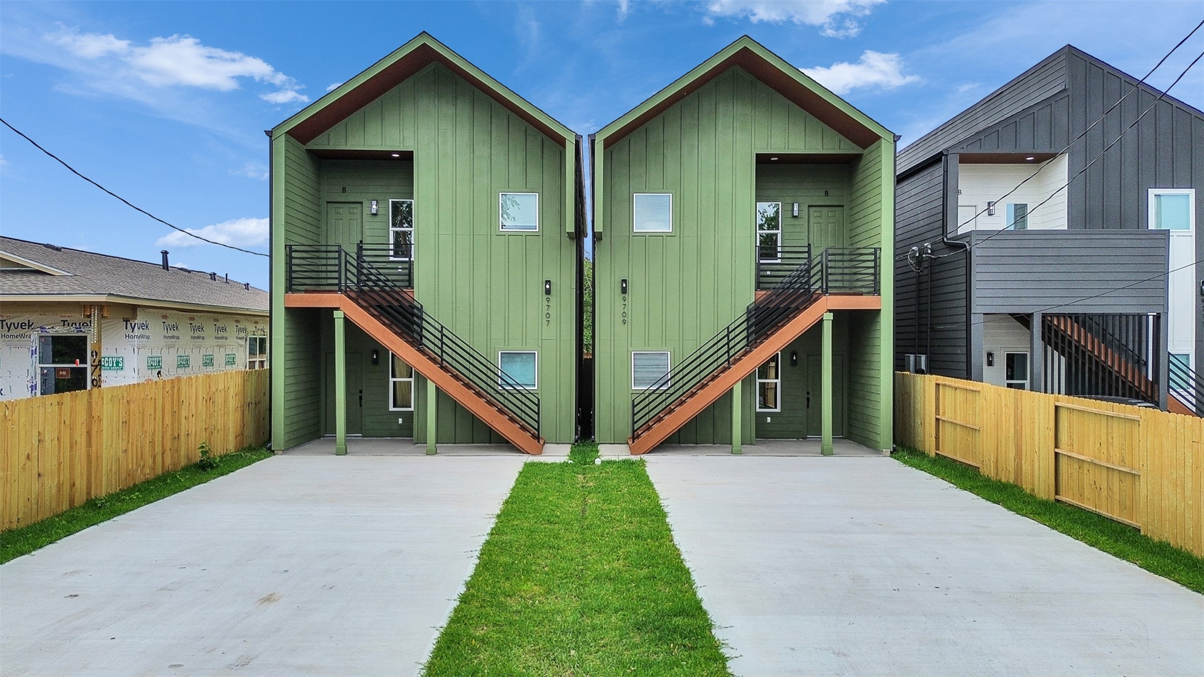 9707 Cargill Street, Unit AB Houston, TX 77029 - Photo 1 of 32 a view of an house with backyard and entertaining space